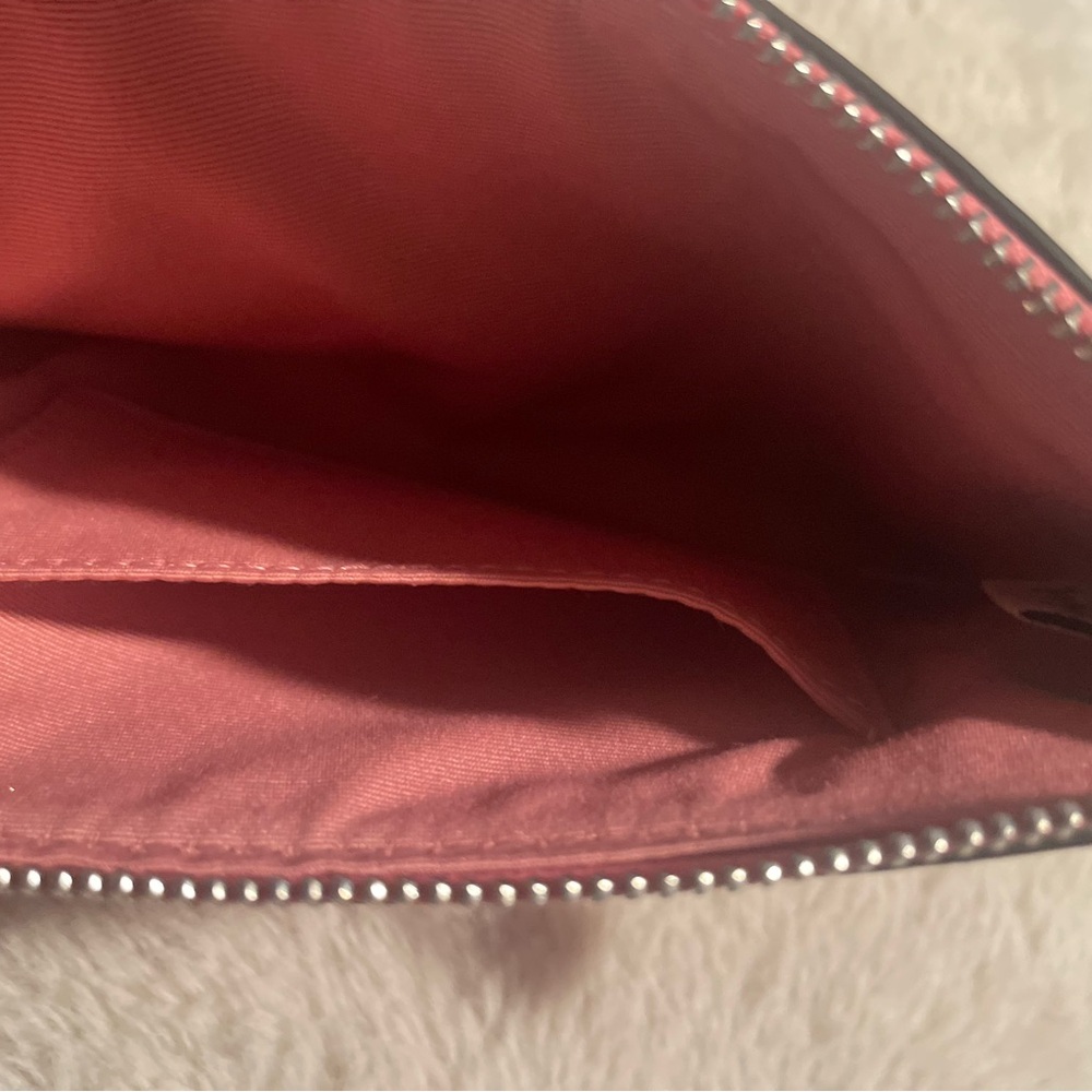 Coach Pink Patent Logo Wristlet - Picture 3 of 3